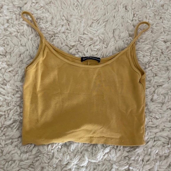 yellow brandy melville tank top - Picture 2 of 2